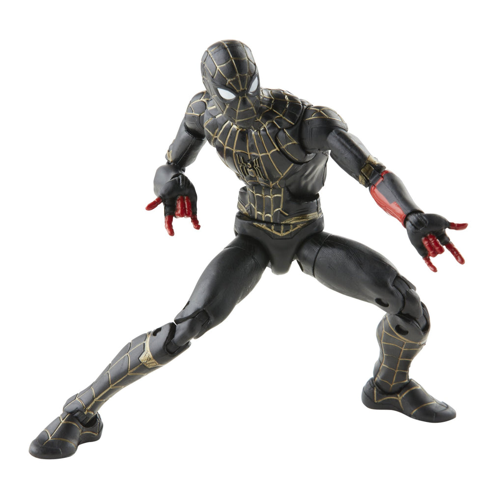 Marvel Legends - Spider-Man (Armadillo BAF) - Black & Gold Suit Spider-Man Action Figure (F3019)