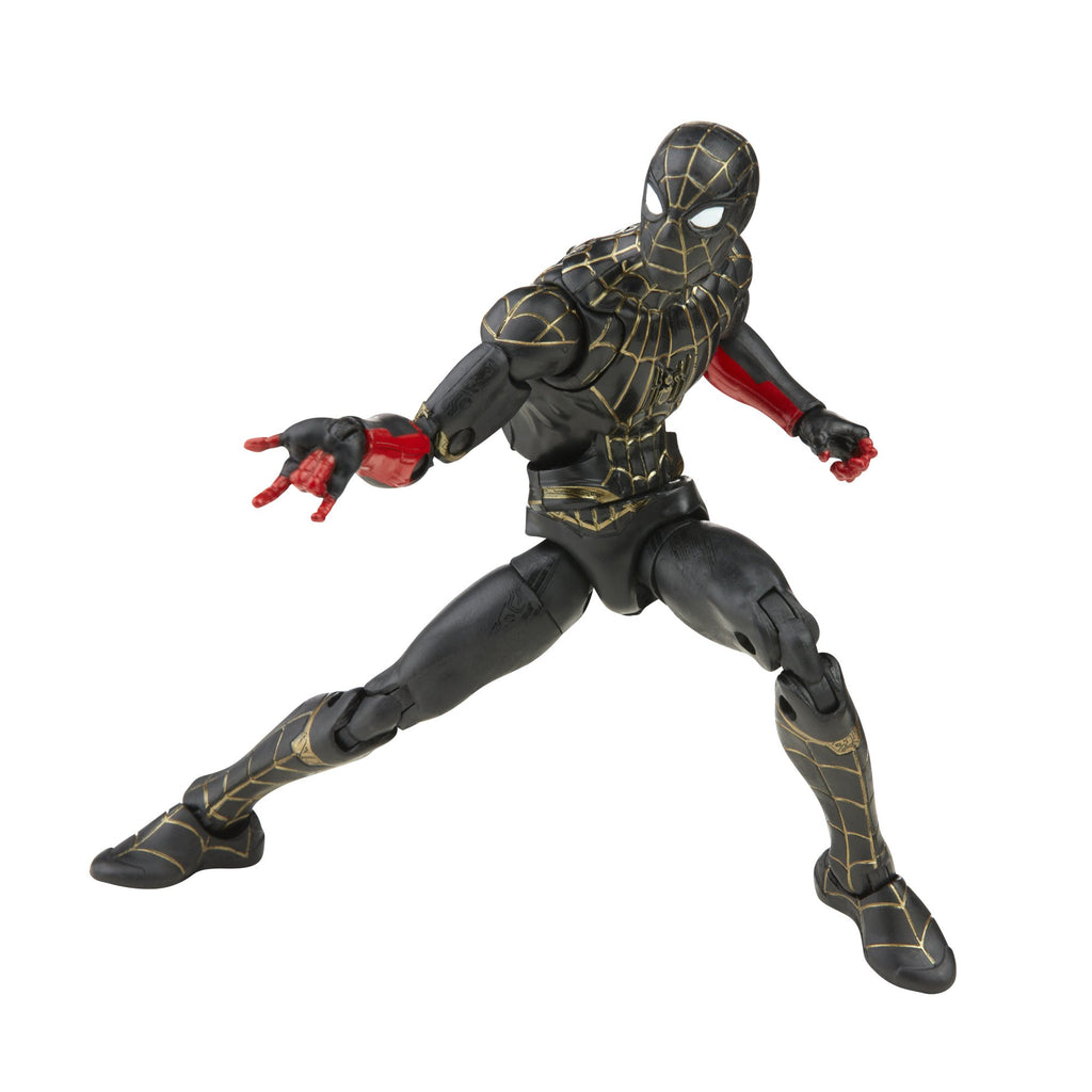 Marvel Legends - Spider-Man (Armadillo BAF) - Black & Gold Suit Spider-Man Action Figure (F3019)