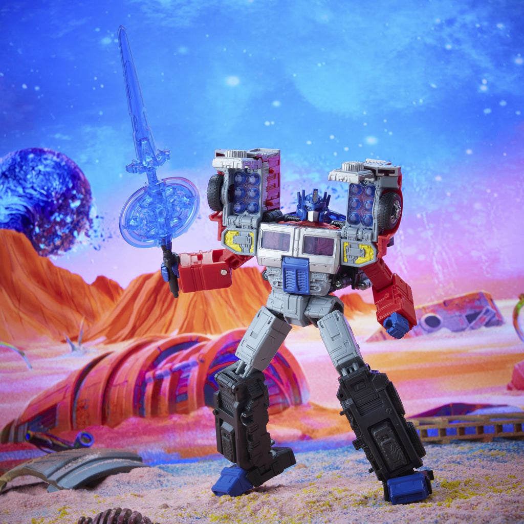 Transformers Generations Legacy - Leader G2 Universe Laser Optimus Prime Action Figure (F3061)