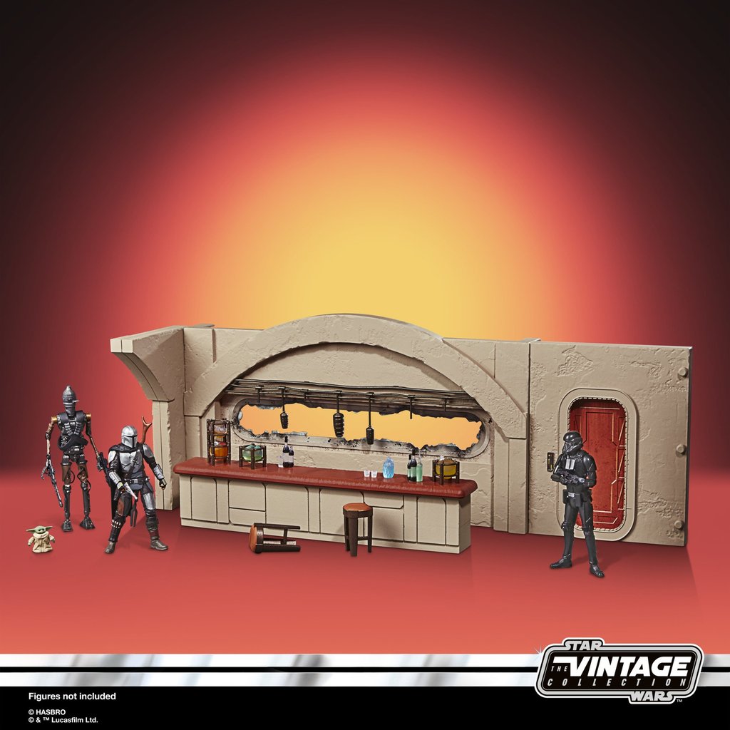 Star Wars Vintage Collection: Nevarro Cantina Playset & Imperial Death Trooper Action Figure (F3902) LOW STOCK