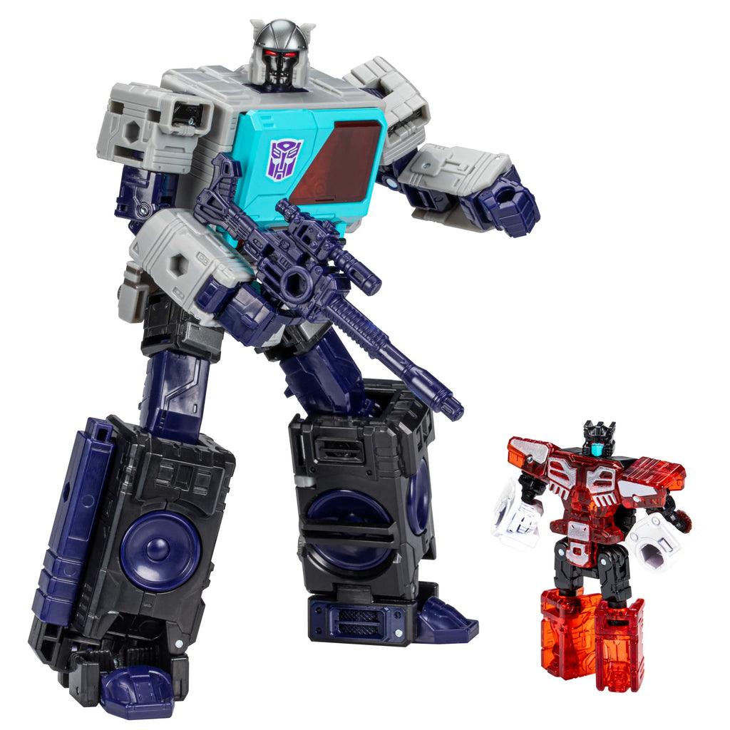 Transformers - Shattered Glass - Autobot Blaster and Autobot Rewind Exclusive Action Figures (F3926) LOW STOCK