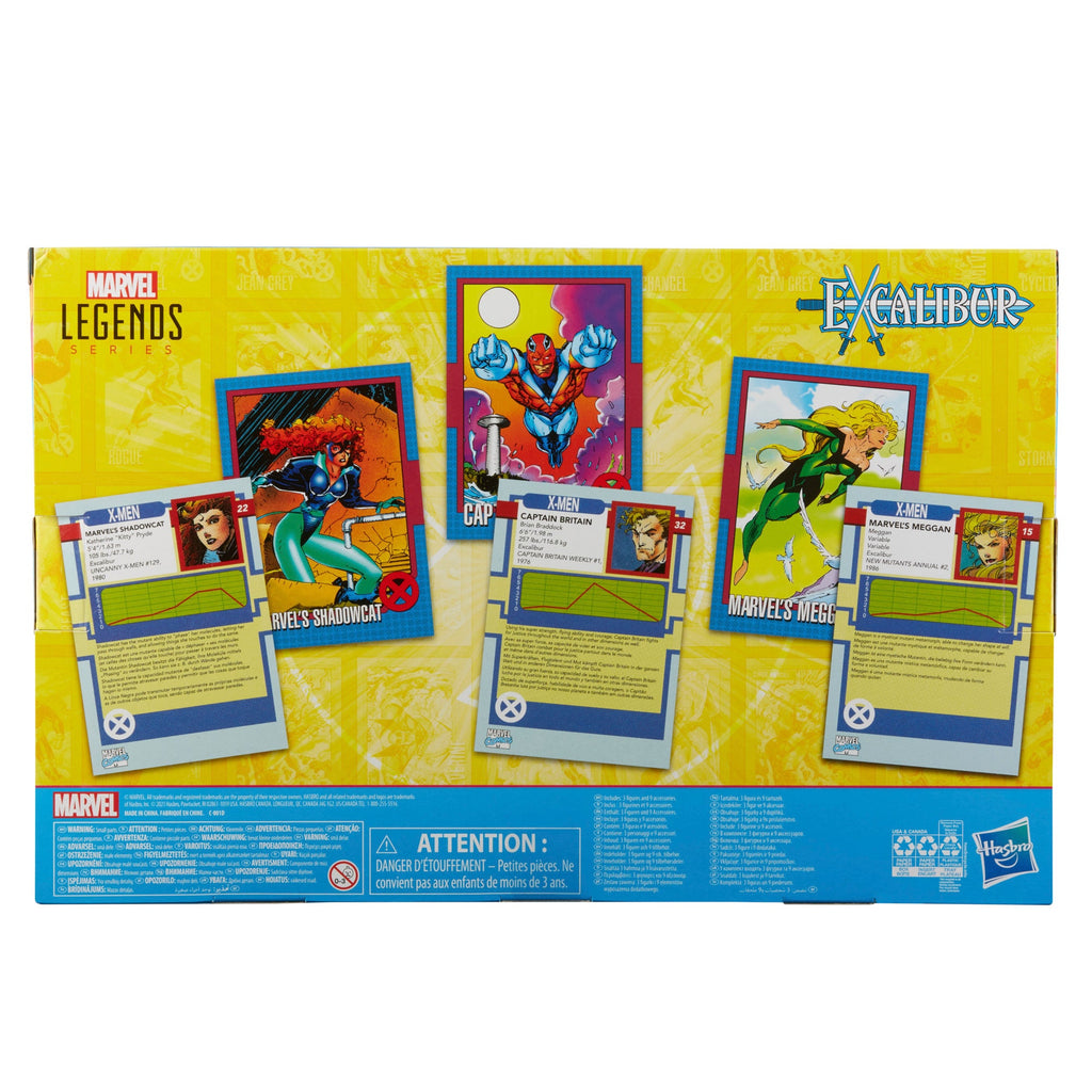 Marvel Legends - X-Men (Excalibur) Multipack: Meggan, Captain Britain, Shadowcat Action Figures F4736 LAST ONE!