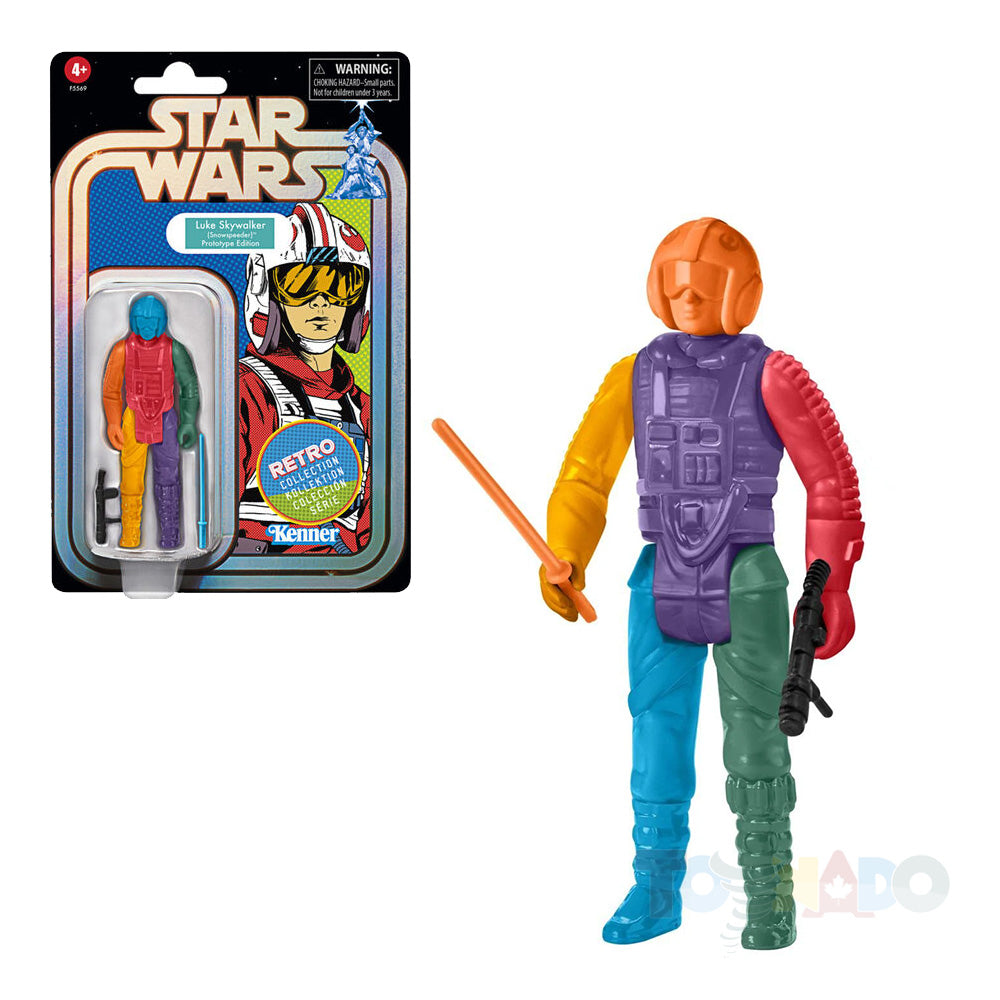 Star Wars: The Retro Collection - Luke Skywalker (Snowspeeder) Prototype Edition Action Figure (F5569) Purple Torso
