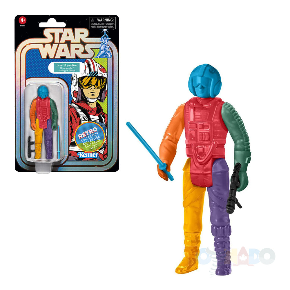 Star Wars: The Retro Collection - Luke Skywalker (Snowspeeder) Prototype Edition Action Figure (F5569) Red Torso