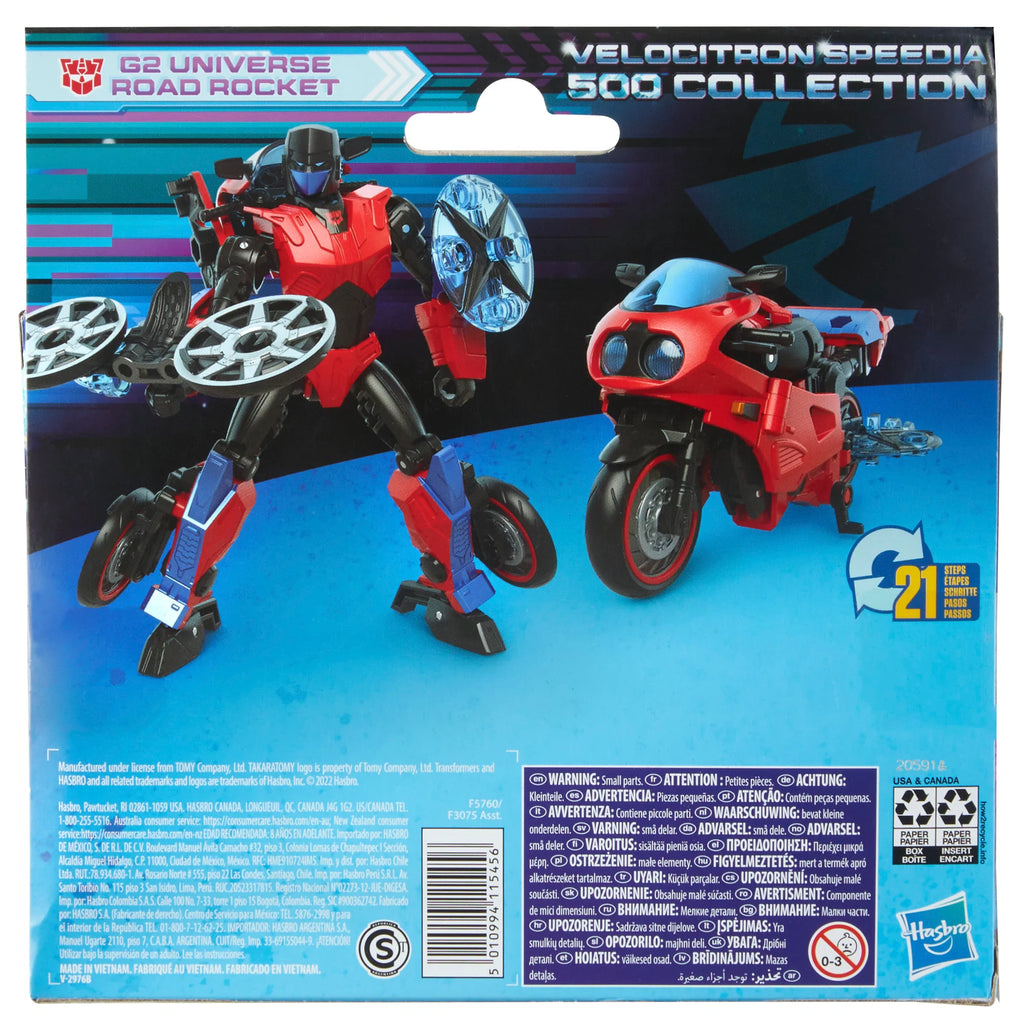 Transformers: Legacy - Velocitron Speedia 500 Collection - G2 Universe Road Rocket Figure (F5760) LAST ONE!