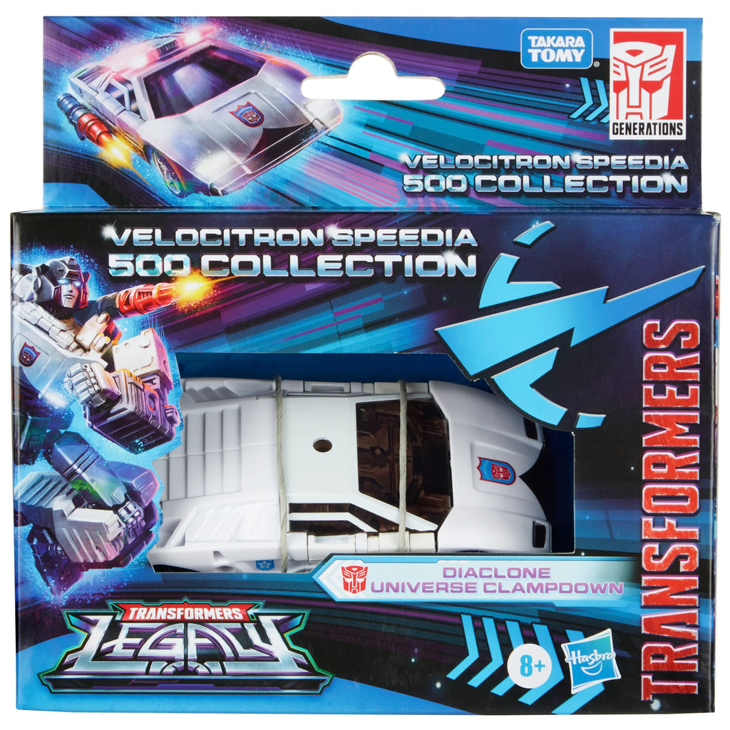 Transformers Legacy Velocitron Speedia 500 Collection Diaclone Universe Clampdown Action Figures (F5761) LAST ONE!