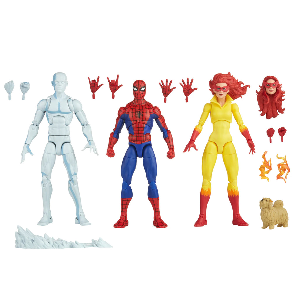 Marvel Legends Series: Spider-Man and His Amazing Friends 3-Pack Exclusive Action Figure Set (F6385) LOW STOCK