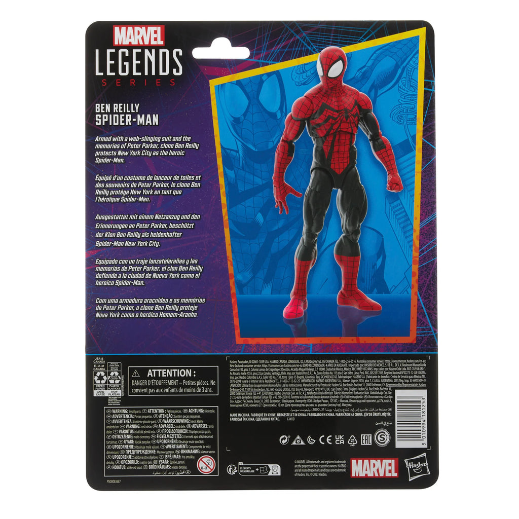 Marvel Legends Retro Collection - Spider-Man - Ben Reilly Spider-Man Action Figure (F6567) LOW STOCK