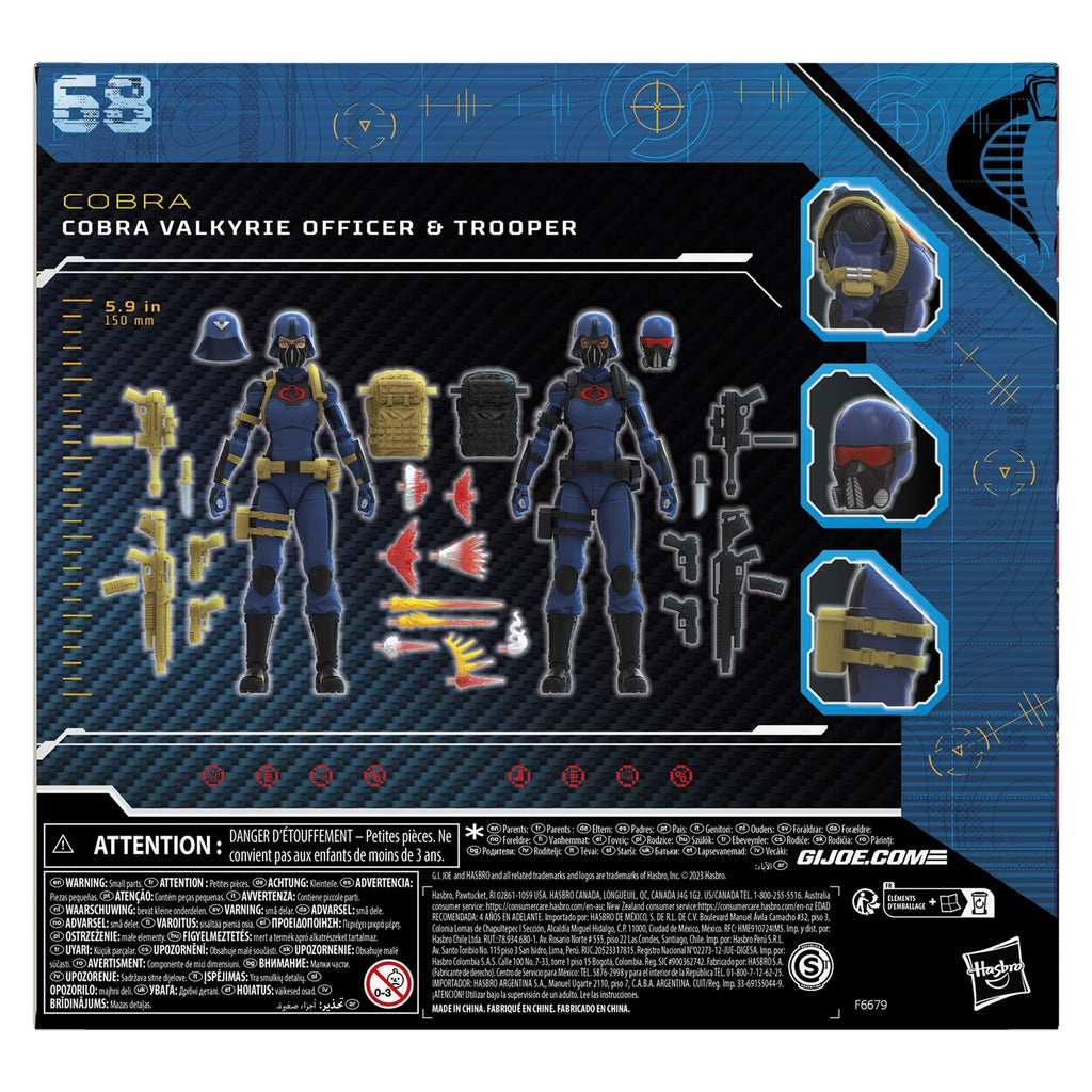 G.I. Joe Classified Series #68 - Cobra Valkyries 2-Pack Action Figures (F6679) LOW STOCK