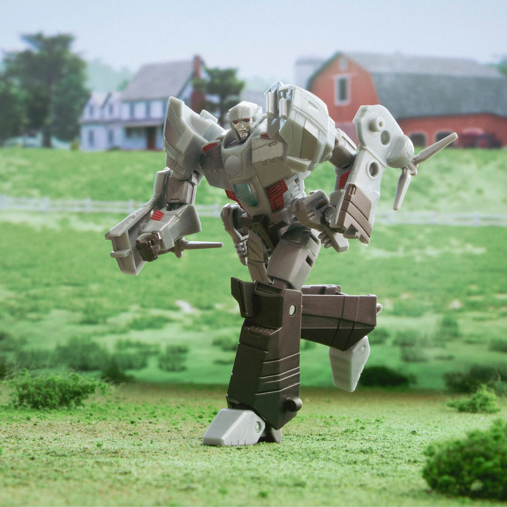 Transformers - Earthspark - Dr. Meridian Mandroid BAF - Deluxe Class Megatron Action Figure (F6733)