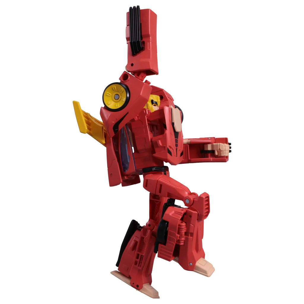 Transformers Collaborative x Street Fighter II (35th Anniversary) Autobot Hot Rod [Ken] vs Arcee [Chun-Li] Figures F7679 LAST ONE!