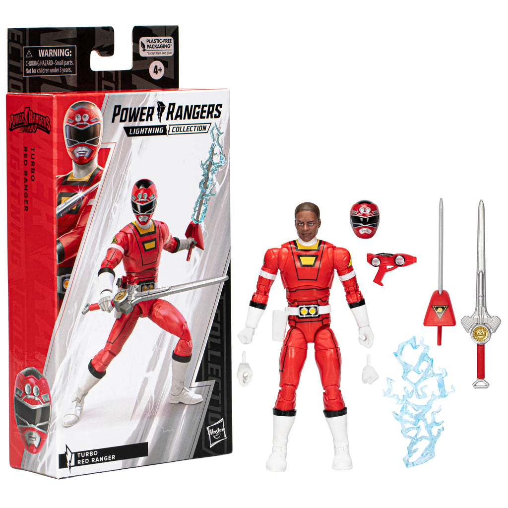 Power Rangers: Lightning Collection - Turbo Red Ranger Action Figure (F8211)