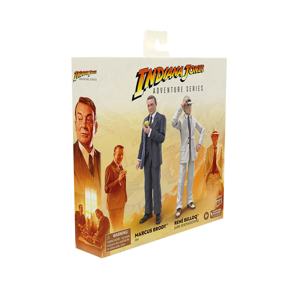 Indiana Jones Adventure Series - Marcus Brody & René Belloq (Ark Showdown) Action Figure 2-Pack (F8844)