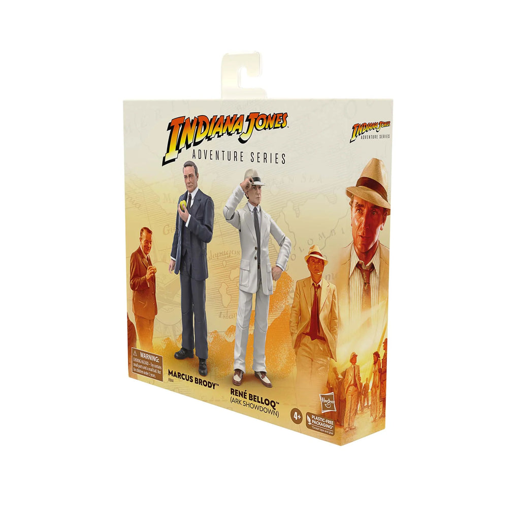 Indiana Jones Adventure Series - Marcus Brody & René Belloq (Ark Showdown) Action Figure 2-Pack (F8844)