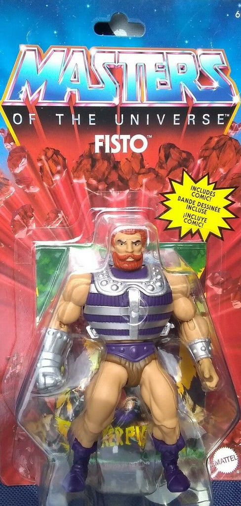 MOTU Masters of the Universe: Origins - Fisto - Heroic Hand-to-Hand Fighter Action Figure (GYY25)
