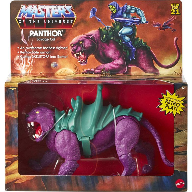 MOTU Masters of the Universe: Origins - Panthor - Savage Cat Action Figure Mount (GVN49) LOW STOCK