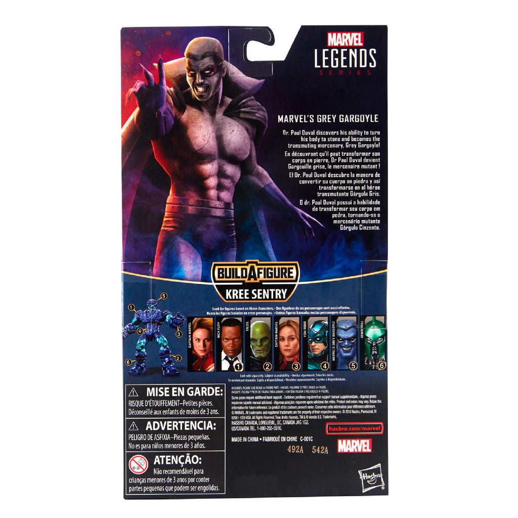 Hasbro - Marvel Legends - Captain Marvel - Kree Sentry BAF - Grey Gargoyle Figure (E3890) LAST ONE!