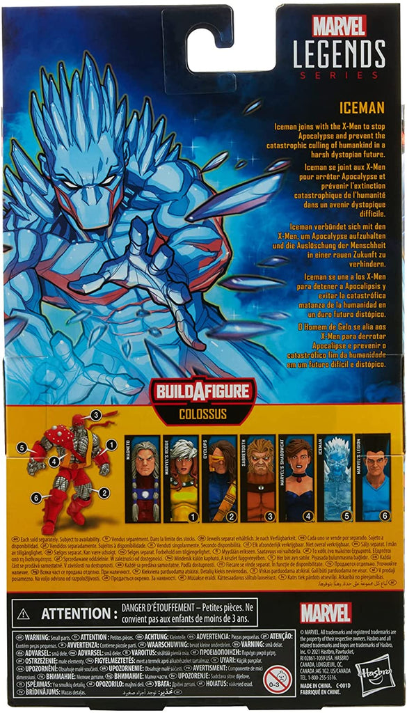 Marvel Legends - Colossus BAF - X-Men: Age of Apocalypse - Iceman Action Figure (F1011) LOW STOCK
