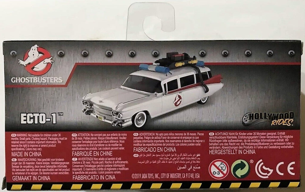 Jada Hollywood Rides Metals Die-Cast - Ghostbusters Ecto-1 - 1959 Cadillac Ambulance 1:32 Toy Vehicle (24078 JA99541) LAST ONE!