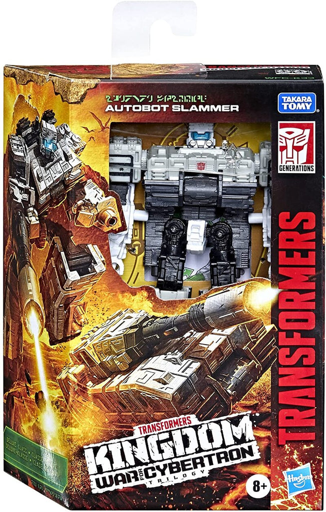 Transformers - War for Cybertron: Kingdom WFC-K33 Deluxe Autobot Slammer Action Figure (F0683)
