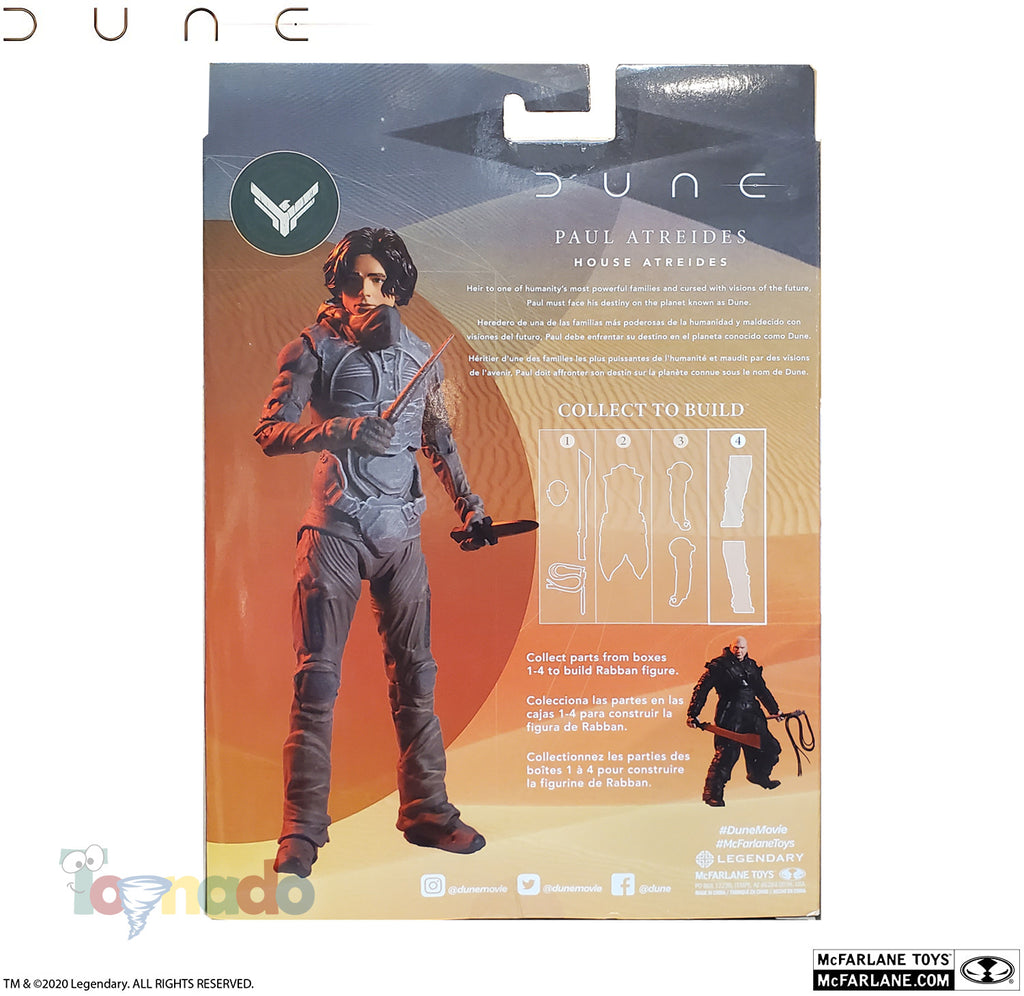 McFarlane Toys - Dune: Build-A Rabban BAF - Paul Atreides (House Atreides) 7-inch Action Figure 10781 LAST ONE!