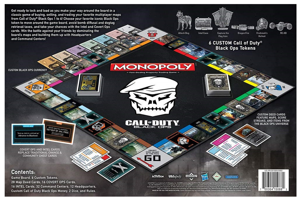 Hasbro Gaming USAopoly Monopoly: CoD Call of Duty Black Ops