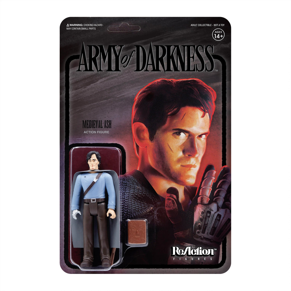 Super7 ReAction Figures - Army of the Dead (Wave 2) - Medieval Ash (Midnight) Action Figure LOW STOCK