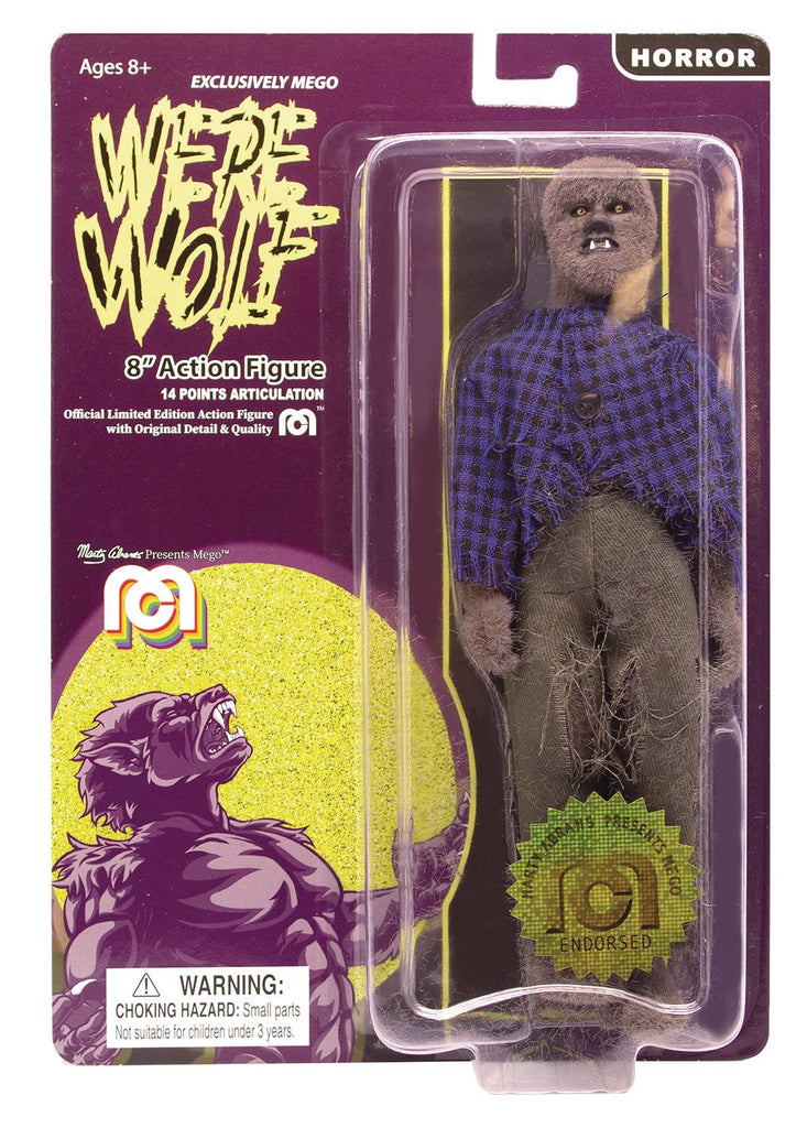 Mego: Horror - Exclusively Mego - Werewolf (Flocked) 8-inch Action Figure (62973) LAST ONE!