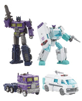 Transformers Generations Selects (WFC-GS17) Shattered Glass Optimus Prime & Ratchet 2-Pack (F0859) LOW STOCK