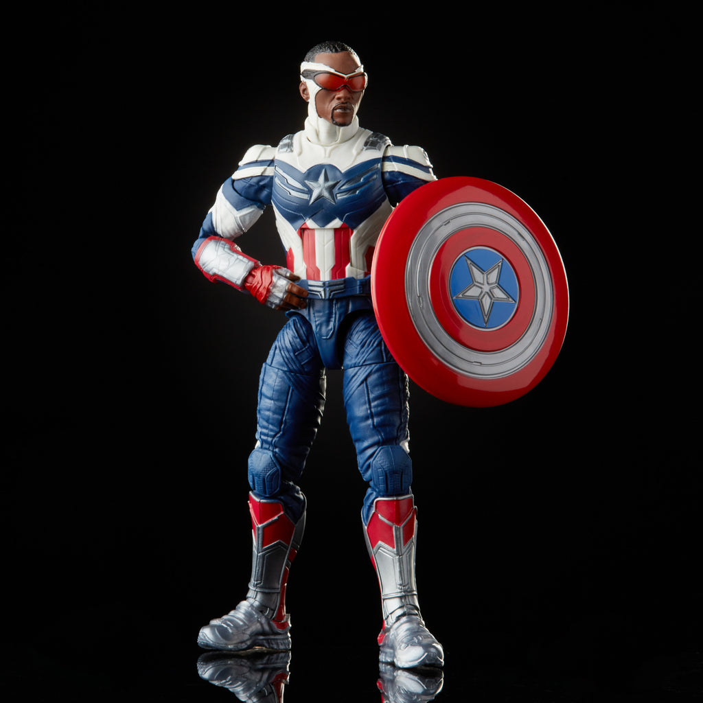 Marvel Legends - Captain America Flight Gear BAF - Captain America Sam Wilson Action Figure (F0328)