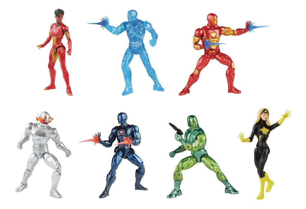 Marvel Legends - Iron Man (Ursa Major BAF) Complete Set of 7 Action Figures (F0172A)