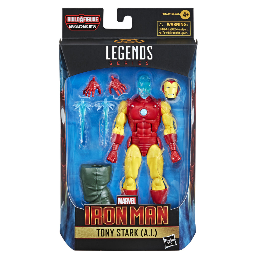 Marvel Legends - Marvel\'s Mr. Hide BAF - Shang-Chi - Tony Stark (A.I.) Action Figure (F0252)