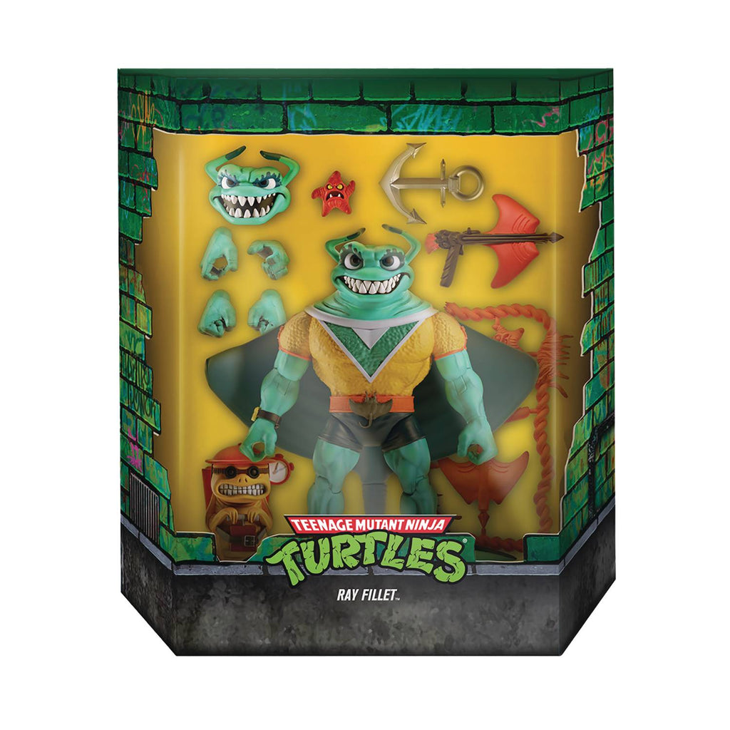 Teenage Mutant Ninja Turtles (TMNT) Ray Fillet Ultimate Action Figure (81483) LOW STOCK