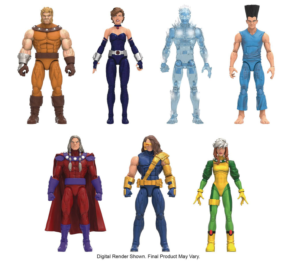 Marvel Legends - X-Men: Age of Apocalypse - Colossus BAF - Complete 7 Action Figure Set (F1005)