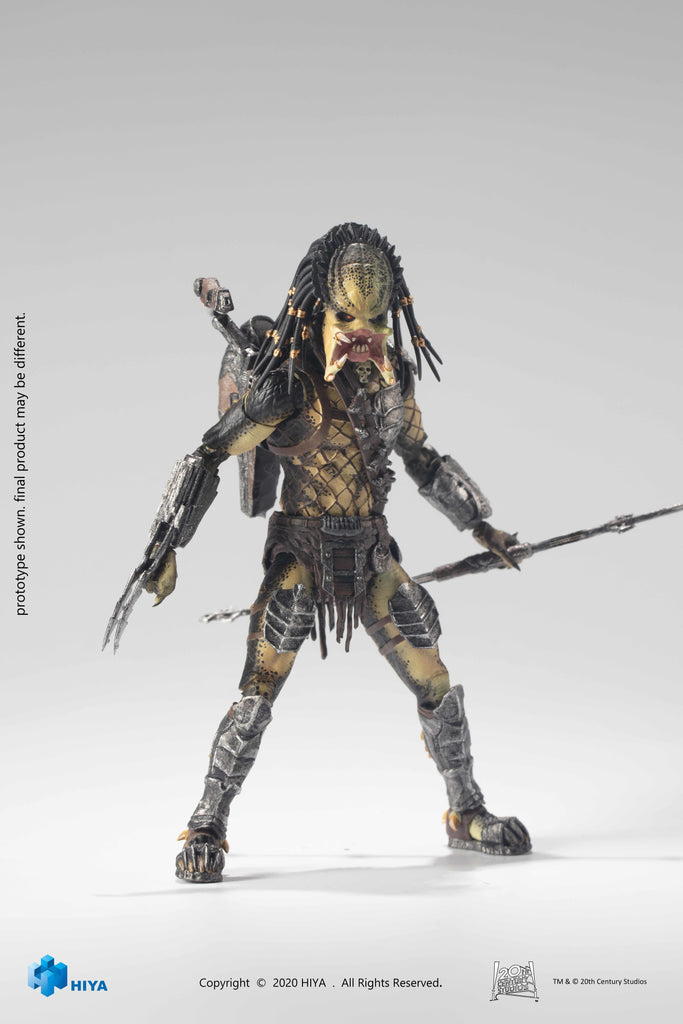 Hiya Toys - Alien vs Predator 2 (AVP 2) Requiem - Unmasked Wolf Predator - Previews Exclusive 1:18 Scale Action Figure (20126) LOW STOCK