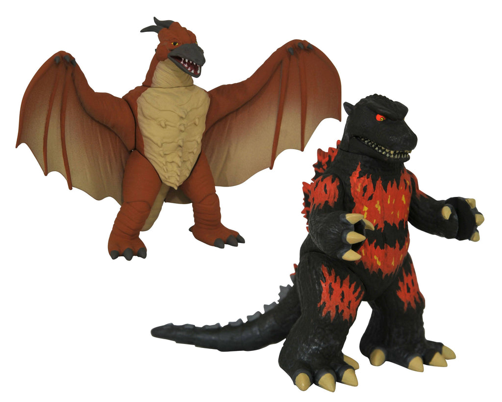 Diamond Select Toys Vinimates - Godzilla - Godzilla 1995 vs Rodan 2-Pack Vinyl Figures LOW STOCK