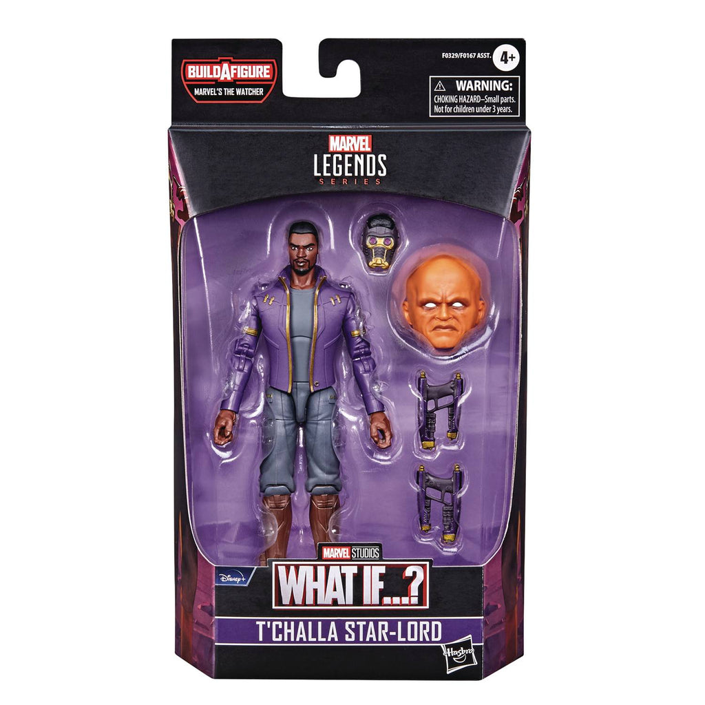 Marvel Legends - Disney+ Series (The Watcher BAF) - T\'Challa Star Lord Action Figure (F0329)