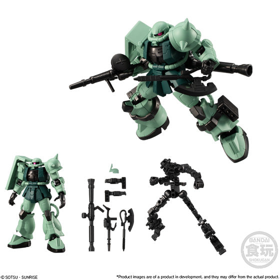 Bandai Shokugan - Mobile Suit Gundam G Frame 10 - Zaku II Comander 14F/14A Frame & Armor Set LOW STOCK