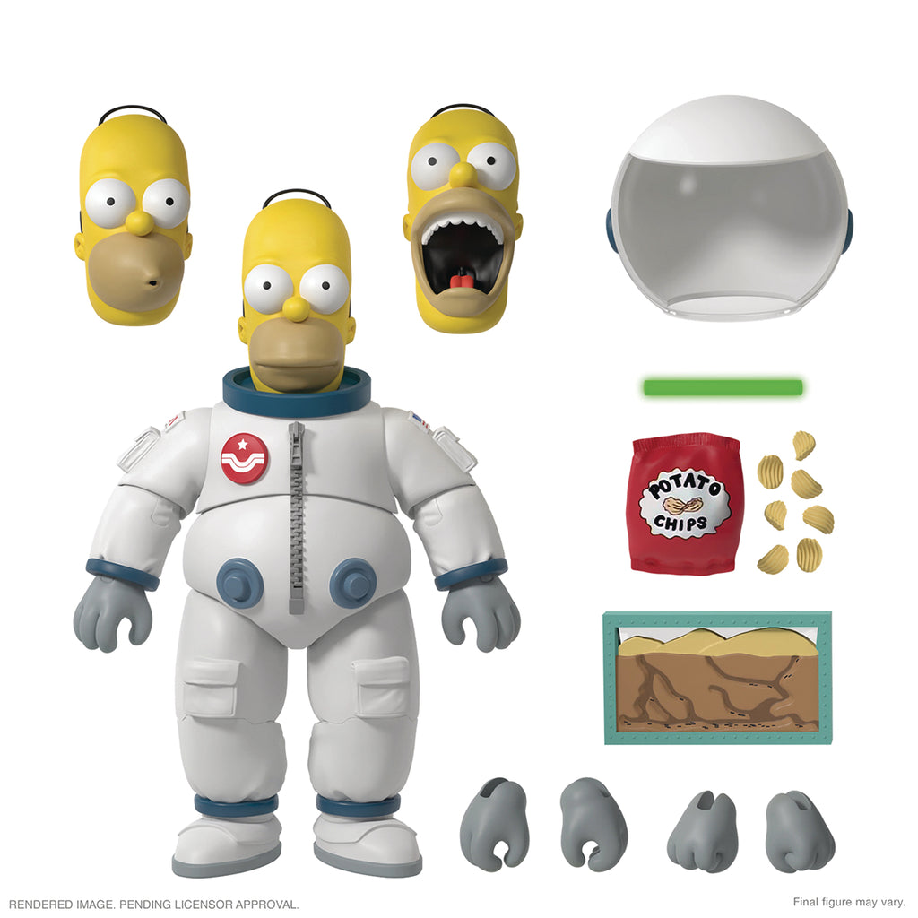 Super7 Ultimates - The Simpsons (Wave 1) Deep Space Homer Action Figure (81737)