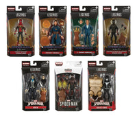 Marvel Legends - Spider-Man (Armadillo BAF) - 7-Pack Spider-Man Action Figure Bundle (F3017) LOW STOCK