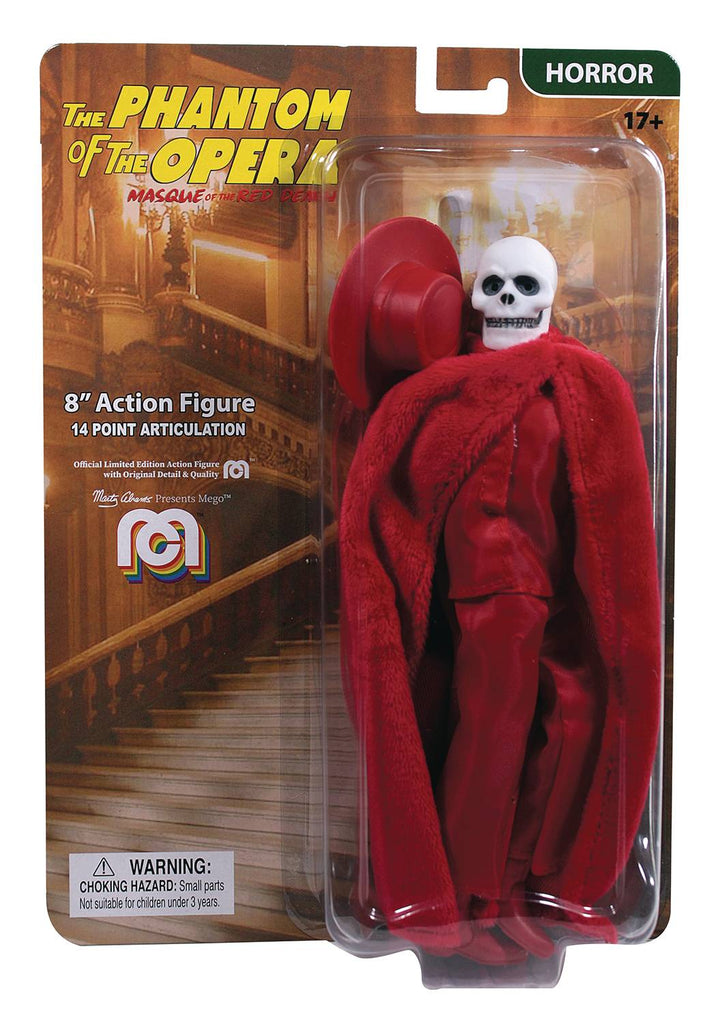 Mego Horror - Phantom of the Opera - Masque of the Red Death 8-Inch Action Figure (62992) LOW STOCK