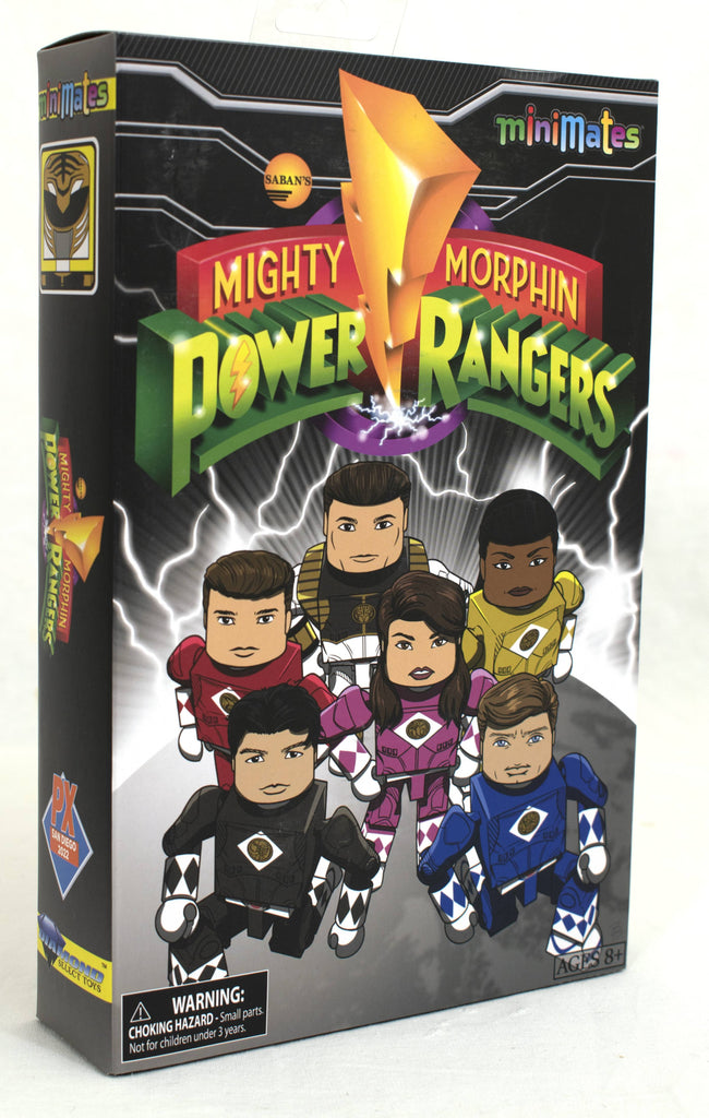 Minimates: Power Rangers - Red, Blue, Pink, Yellow, Black and White Rangers SDCC 2022 Exclusive (84742) LOW STOCK
