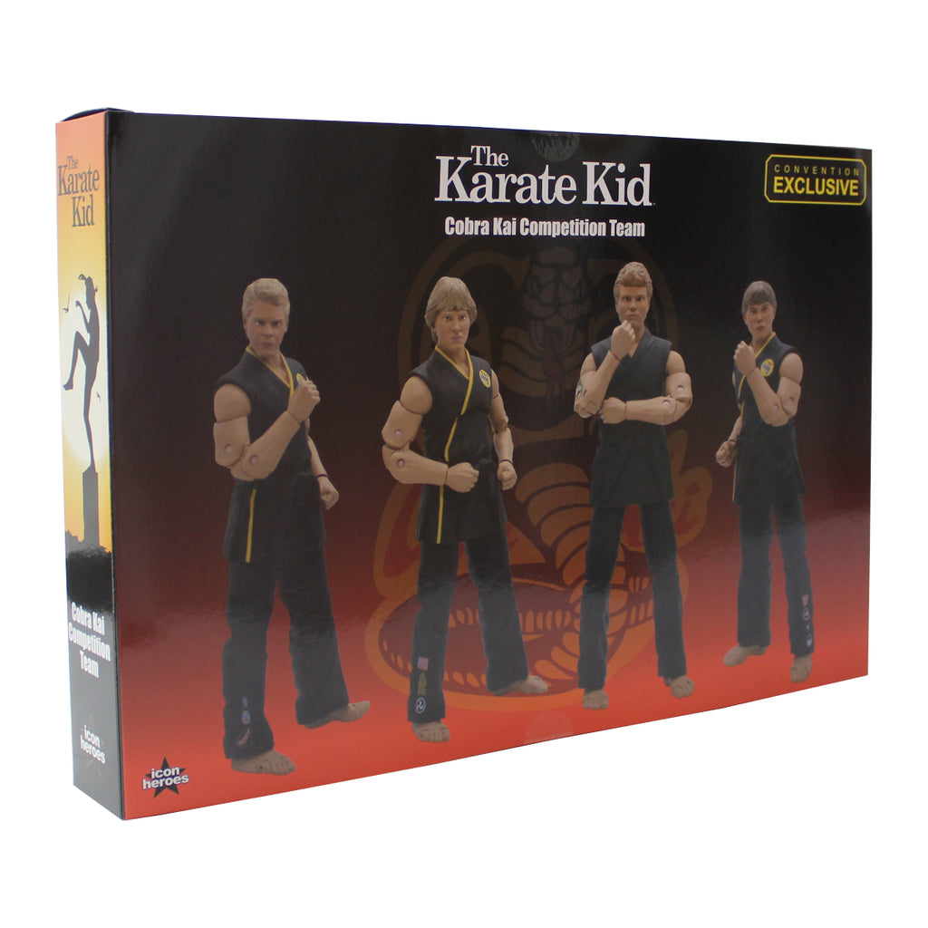 Icon Heroes - SDCC 2021 - Karate Kid Cobra Kai Competition Team 6-Inch Exclusive Action Figure Set LOW STOCK