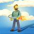 Super7 Ultimates - The Simpsons (Wave 2) Hank Scorpio Action Figure
