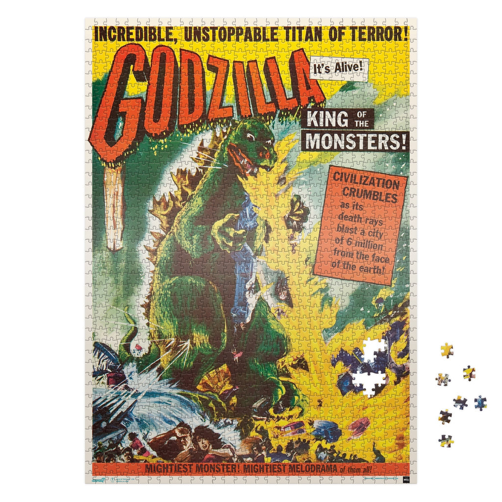Super7 - Godzilla: King of Monsters - U.S. Movie Release Poster 1000 Piece Toho Puzzle (81557) LOW STOCK