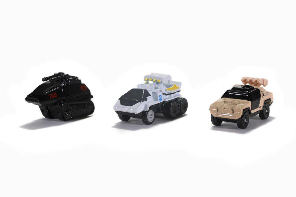 Jada Nano Hollywood Rides NV-18 G.I. Joe: Snow Cat, V.A.M.P. MK-II & H.I.S.S. Tank Die-Cast Vehicles 32083