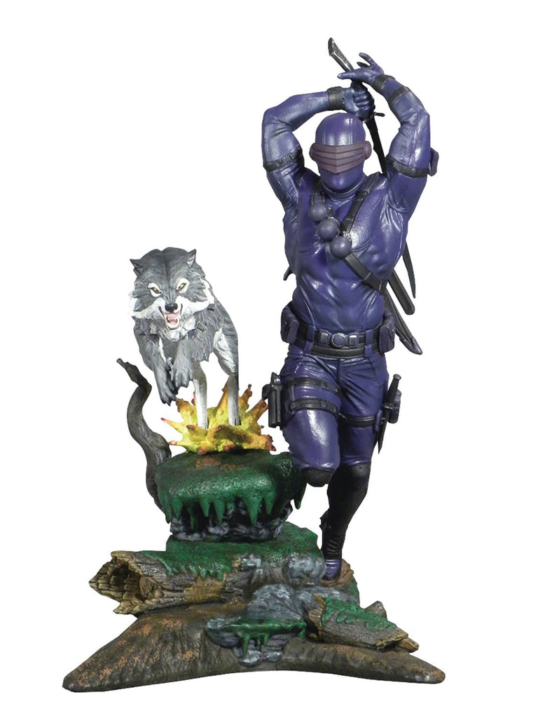 Diamond Select - G.I. Joe Gallery - Animated Snake Eyes Previews Exclusive PVC Diorama Statue 84850 LOW STOCK
