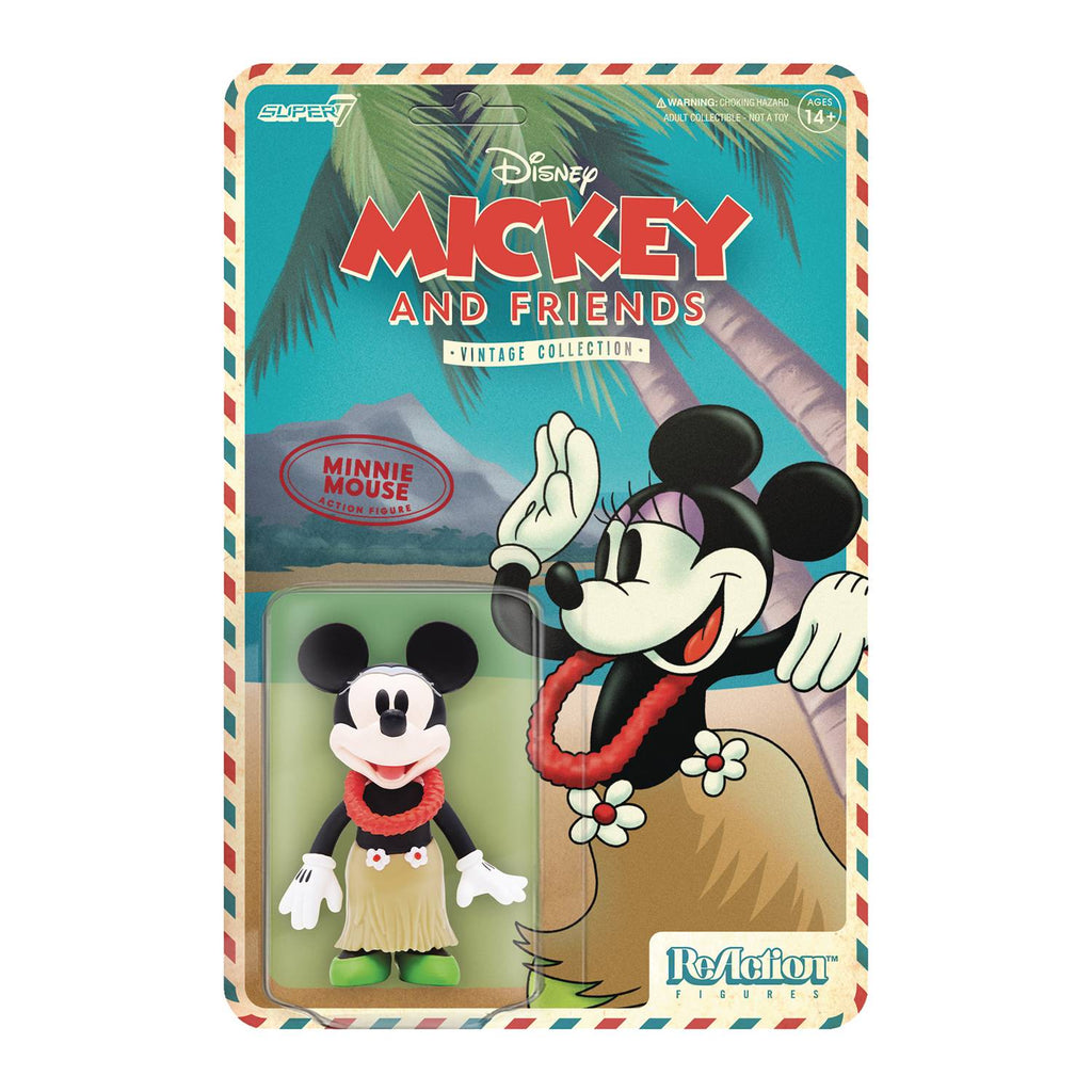 Super7 ReAction Figures - Mickey and Friends Vintage Collection - Minnie Mouse Action Figure (81422)