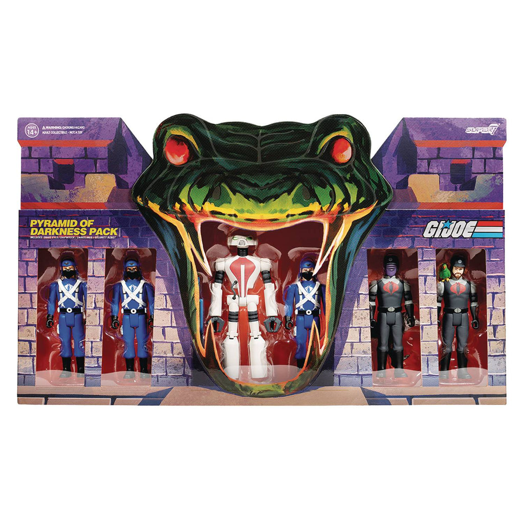 Super7 ReAction Figures - G.I. Joe - The Cobra Snakelings Exclusive Action Figure Box Set (82111)