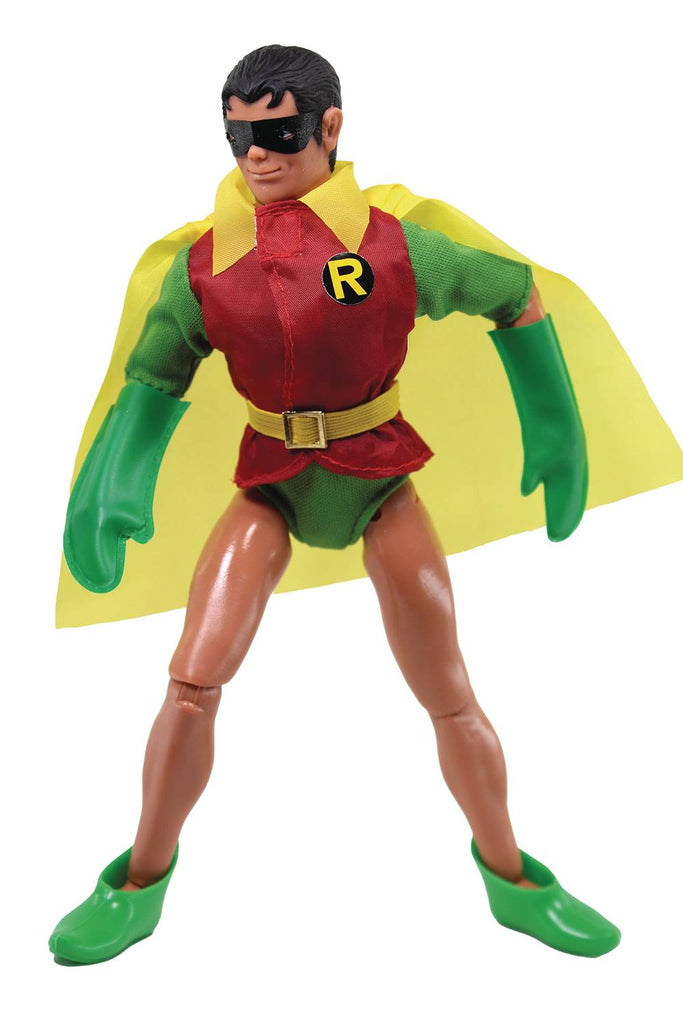 Mego DC World\'s Greatest Super-Heroes! 50th Anniversary - Robin 8-inch Action Figure (51302) LOW STOCK